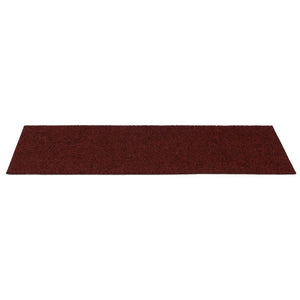 Selvklebende trappematter 15 stk 60x25 cm rød