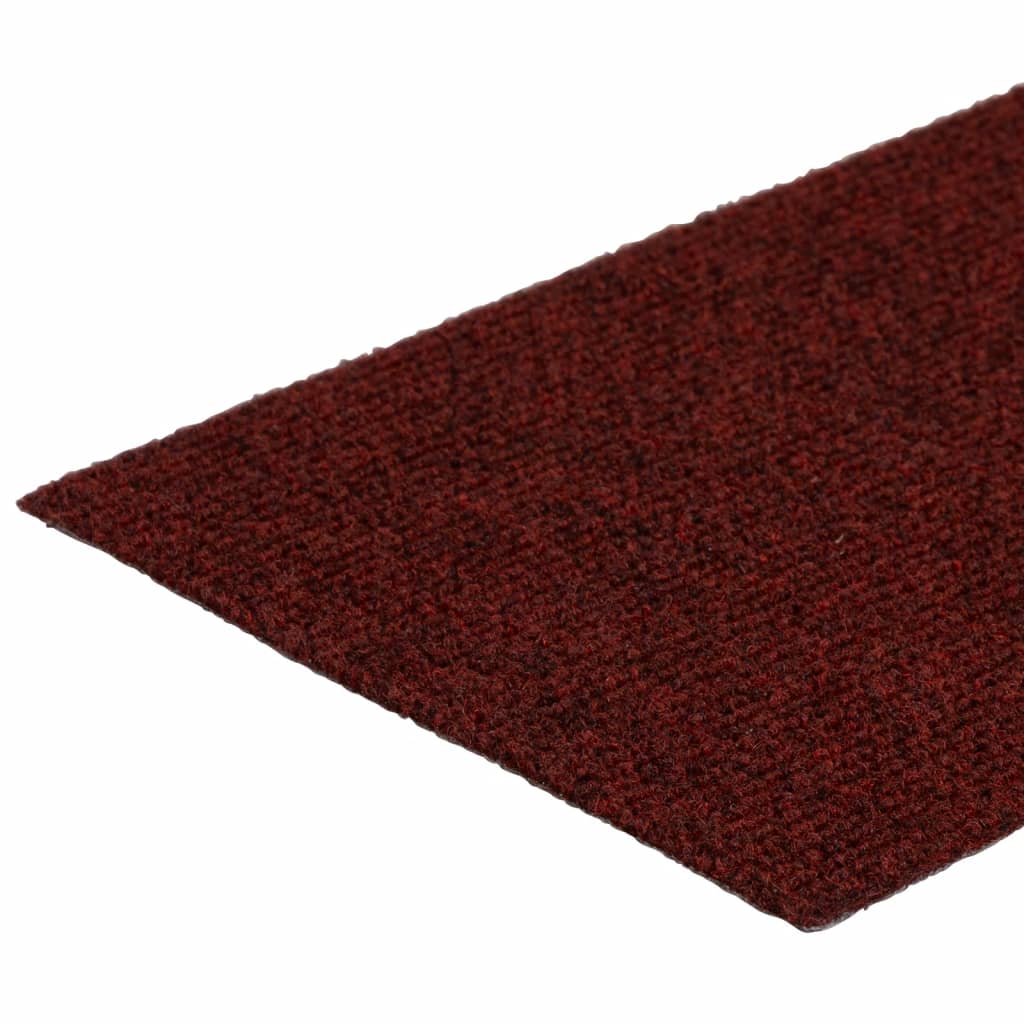 Selvklebende trappematter 15 stk 60x25 cm rød