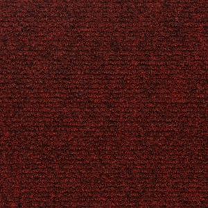 Selvklebende trappematter 15 stk 60x25 cm rød