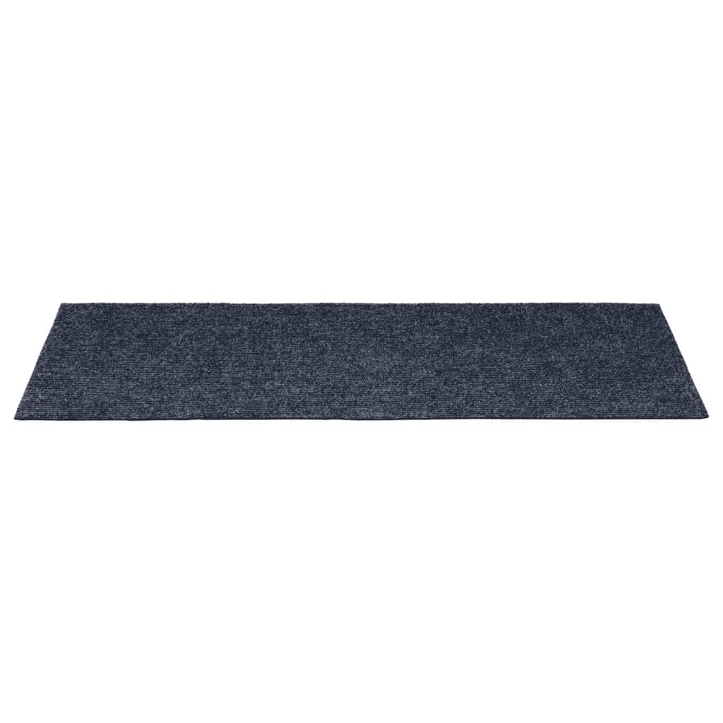 Selvklebende trappematter 15 stk 60x25 cm gråblå