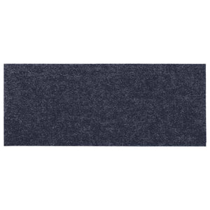 Selvklebende trappematter 15 stk 60x25 cm gråblå