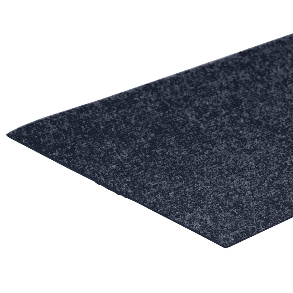 Selvklebende trappematter 15 stk 60x25 cm gråblå