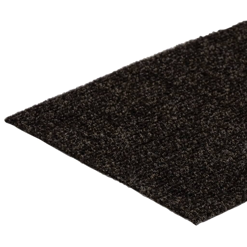 Selvklebende trappematter 15 stk 60x25 cm brun