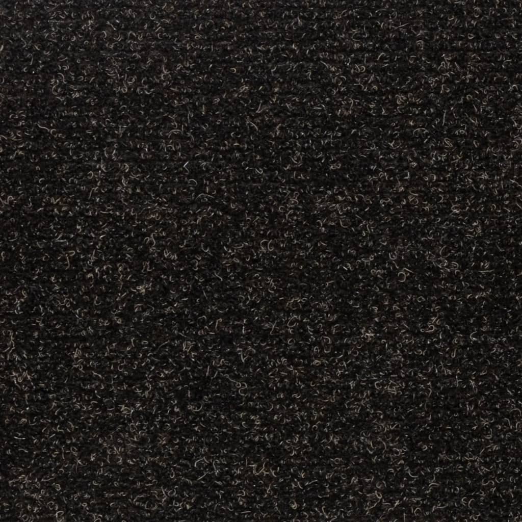 Selvklebende trappematter 15 stk 60x25 cm brun