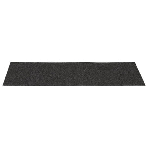 Selvklebende trappematter 15 stk 60x25 cm antrasitt