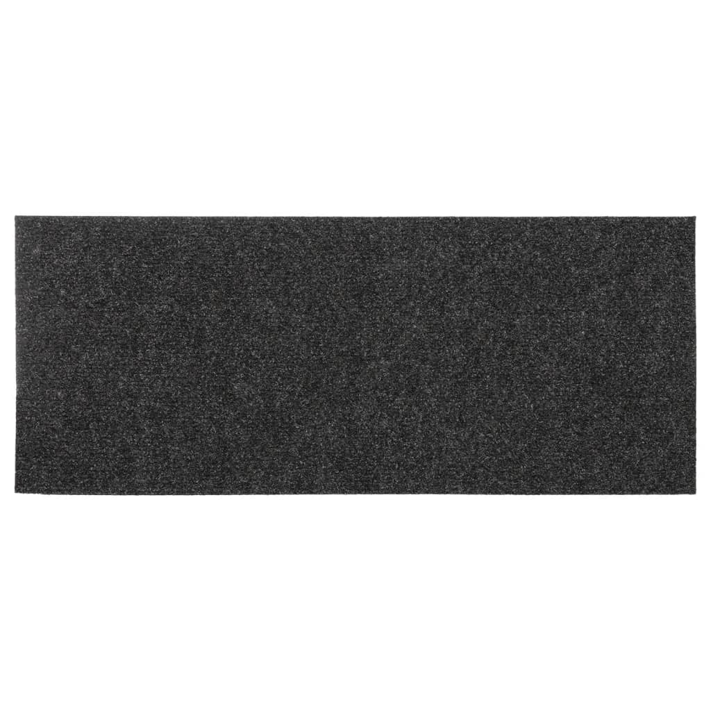 Selvklebende trappematter 15 stk 60x25 cm antrasitt