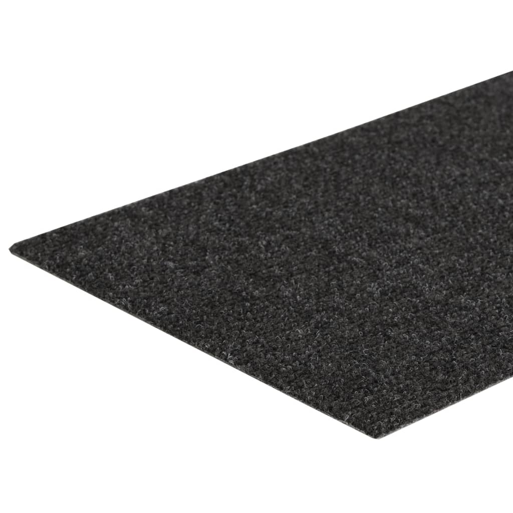 Selvklebende trappematter 15 stk 60x25 cm antrasitt