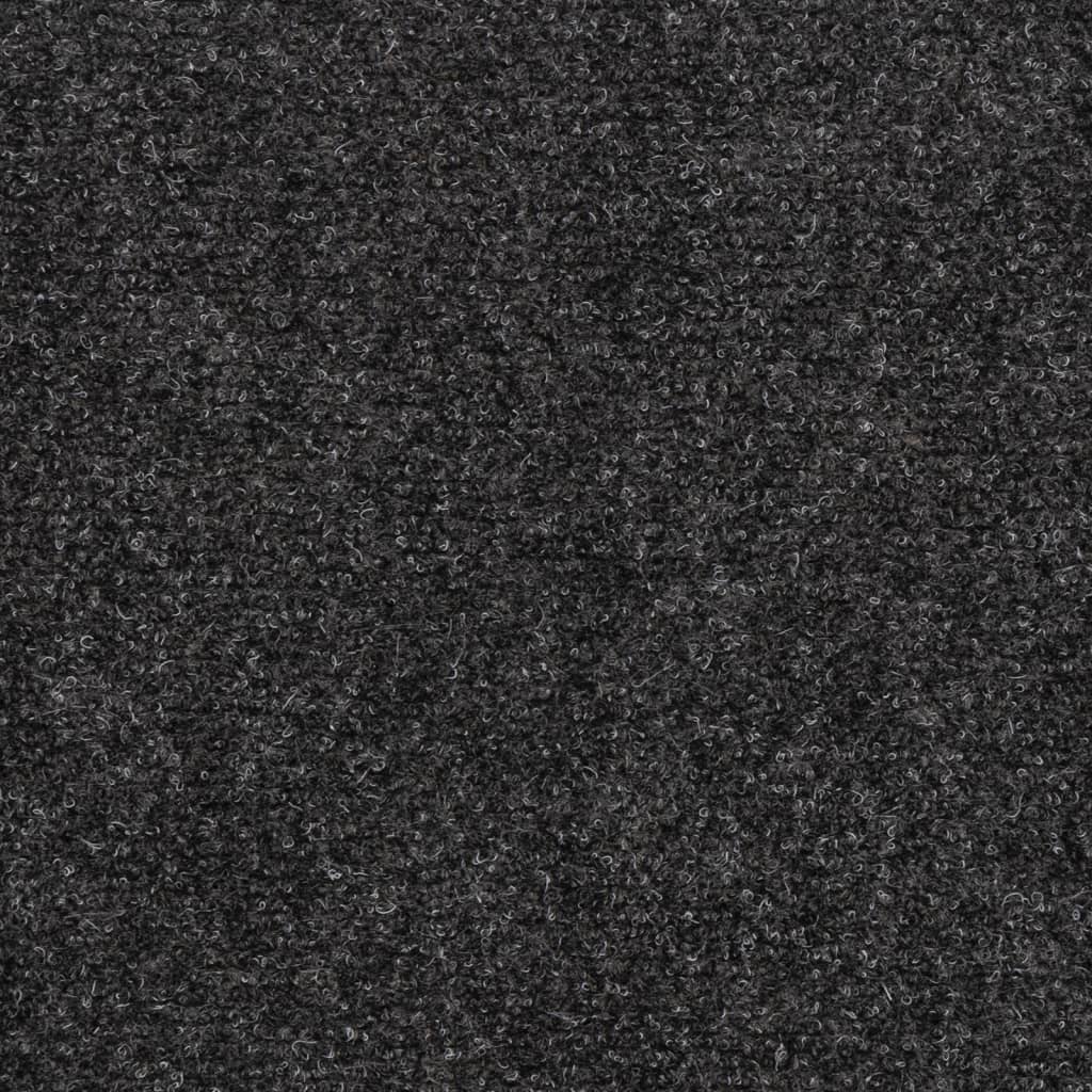 Selvklebende trappematter 15 stk 60x25 cm antrasitt