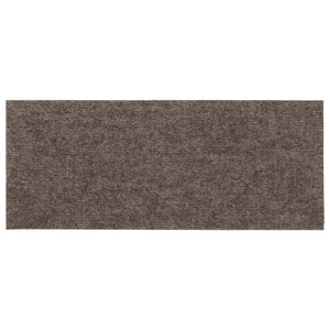 Selvklebende trappematter 15 stk 60x25 cm kremhvit