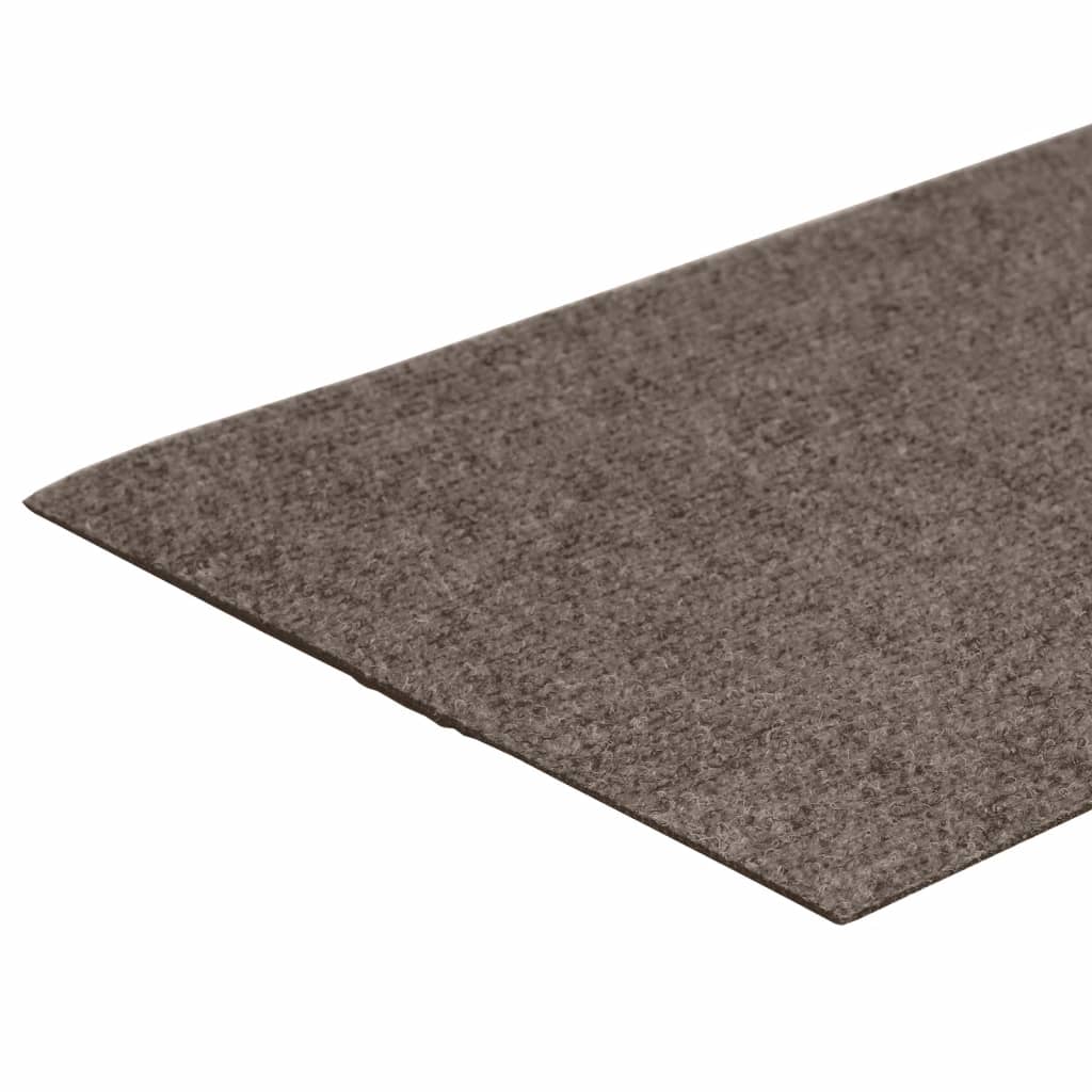 Selvklebende trappematter 15 stk 60x25 cm kremhvit