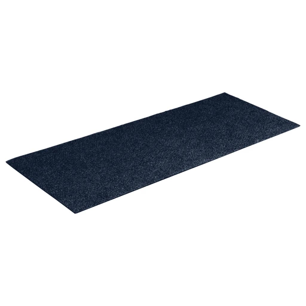 Selvklebende trappematter 15 stk 60x25 cm blå