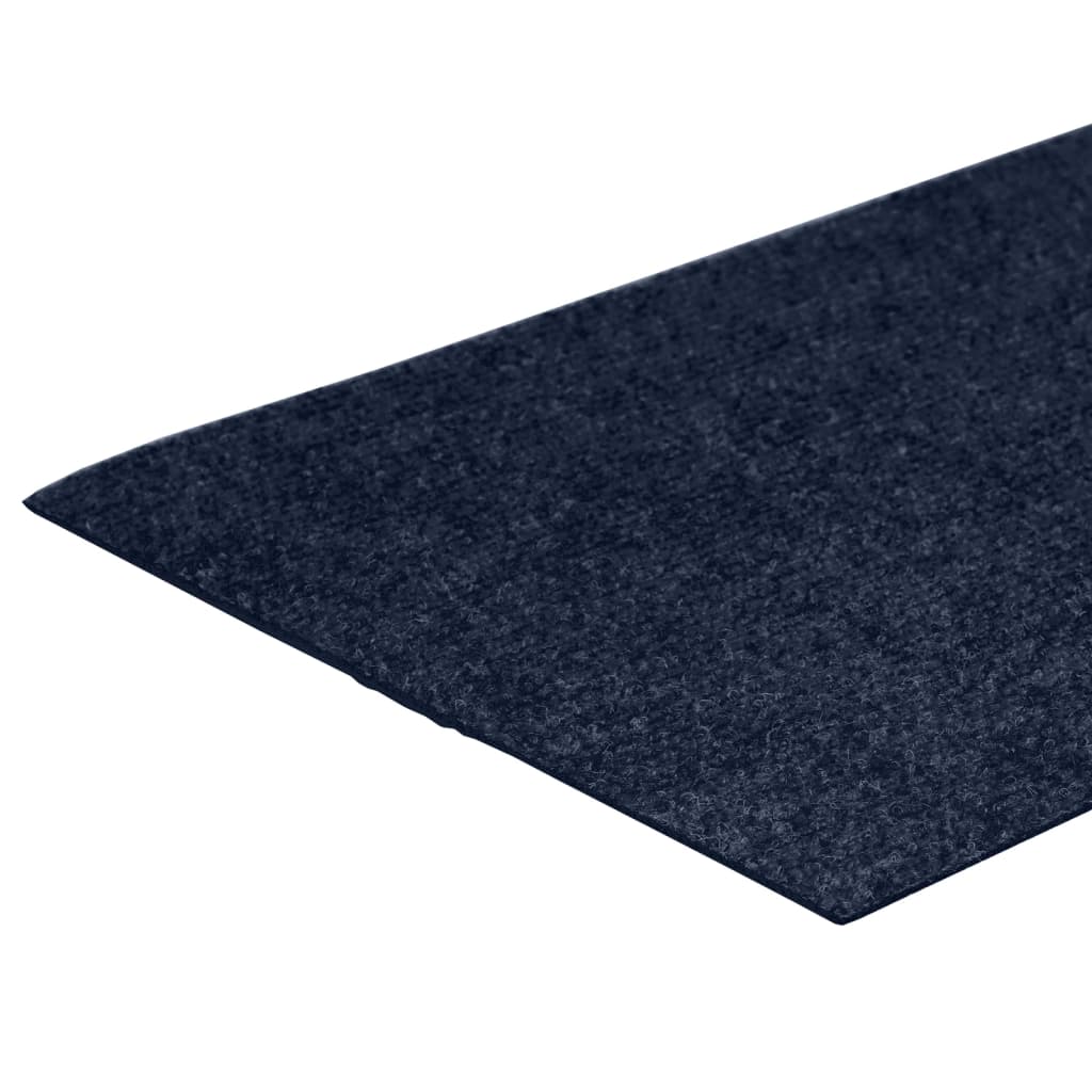 Selvklebende trappematter 15 stk 60x25 cm blå