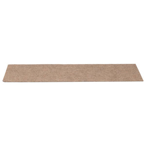 Selvklebende trappematter 15 stk 76x20 cm lysebrun