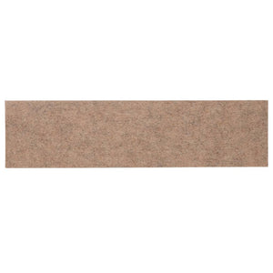Selvklebende trappematter 15 stk 76x20 cm lysebrun