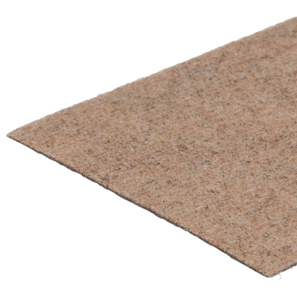 Selvklebende trappematter 15 stk 76x20 cm lysebrun