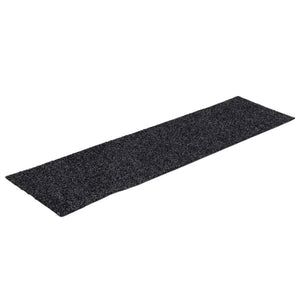 Selvklebende trappematter 15 stk 76x20 cm grå