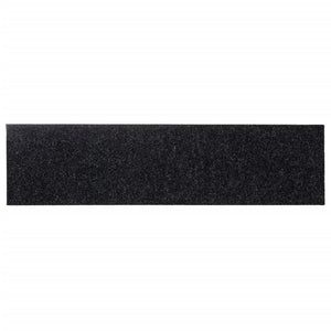 Selvklebende trappematter 15 stk 76x20 cm svart