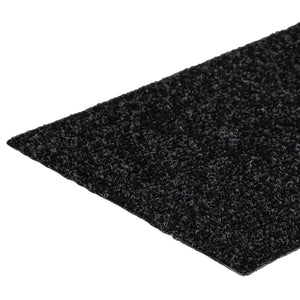 Selvklebende trappematter 15 stk 76x20 cm svart