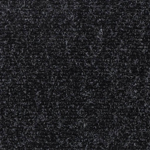 Selvklebende trappematter 15 stk 76x20 cm svart