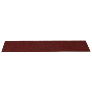 Selvklebende trappematter 15 stk 76x20 cm rød