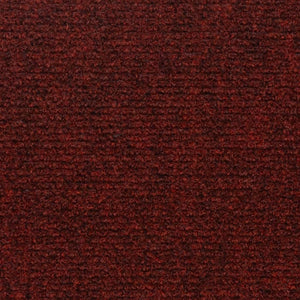 Selvklebende trappematter 15 stk 76x20 cm rød
