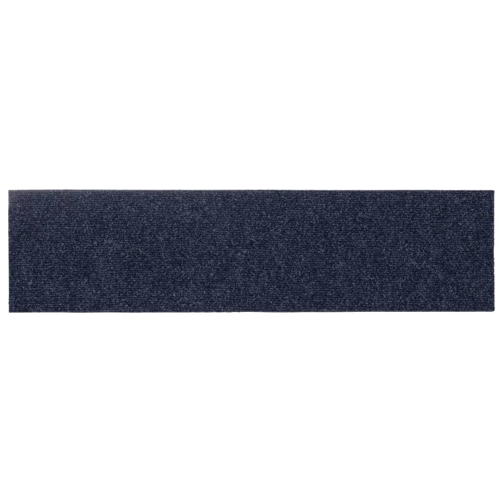 Selvklebende trappematter 15 stk 76x20 cm gråblå