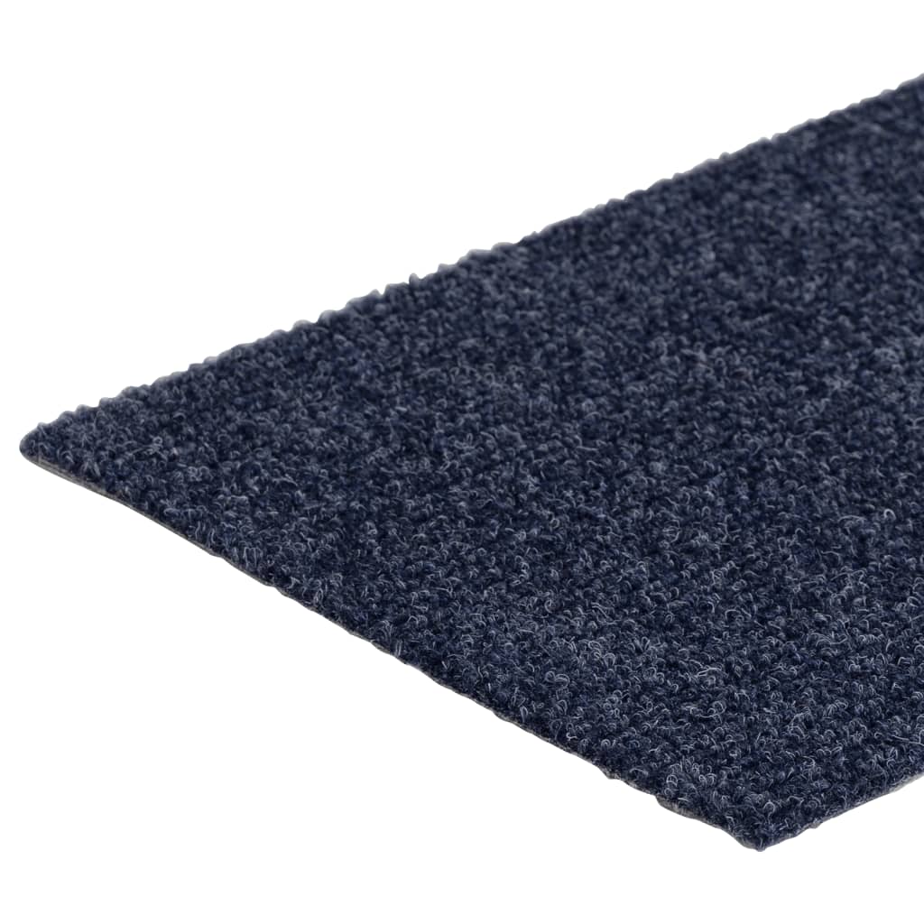 Selvklebende trappematter 15 stk 76x20 cm gråblå