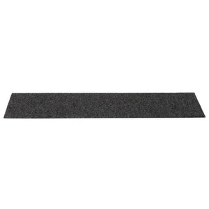 Selvklebende trappematter 15 stk 76x20 cm antrasitt