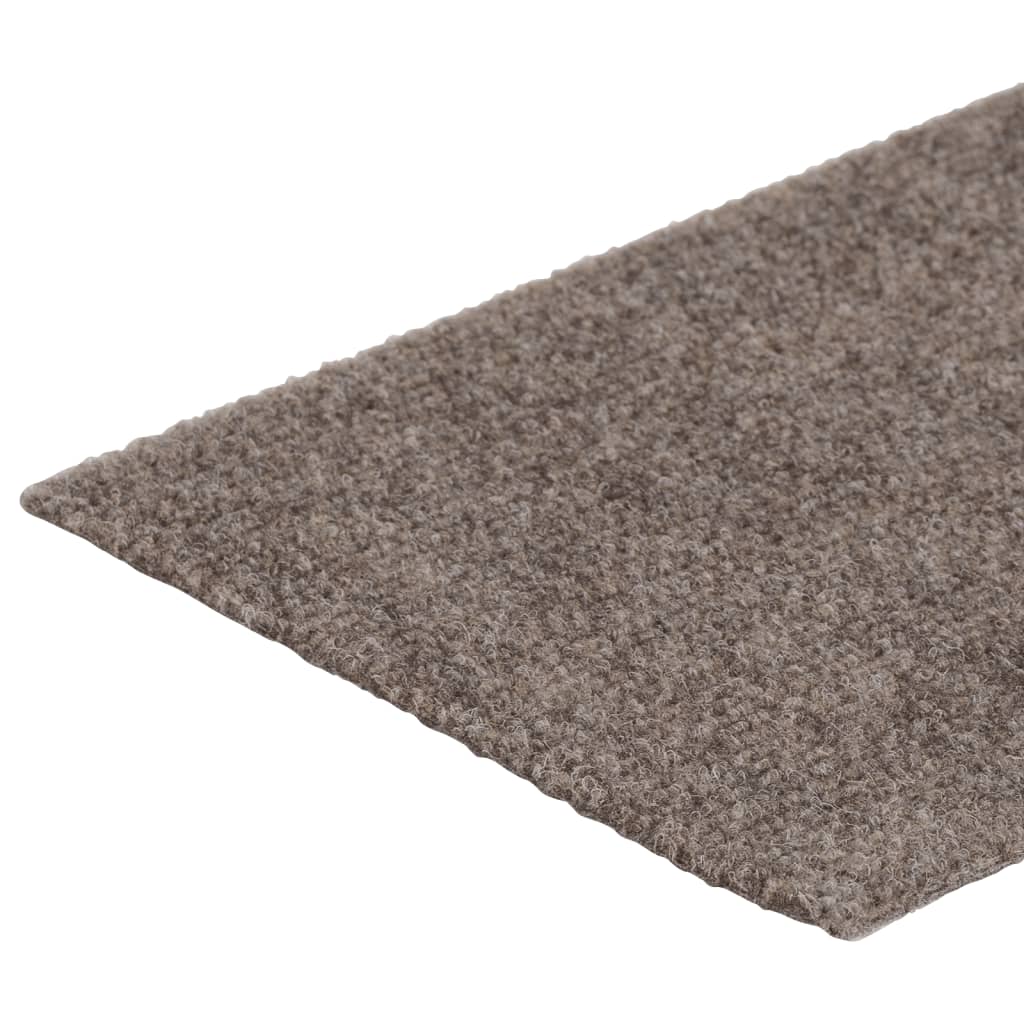 Selvklebende trappematter 15 stk 76x20 cm kremhvit