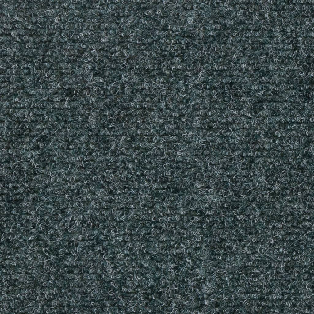 Selvklebende trappematter 15 stk 76x20 cm grønn