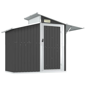 Hageskur antrasitt 270x130x208,5 cm galvanisert stål