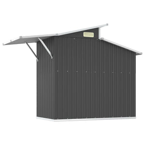 Hageskur antrasitt 270x130x208,5 cm galvanisert stål