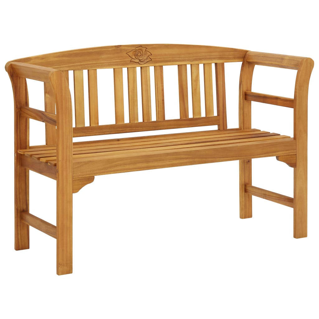 Hagebenk 114 cm heltre akasie