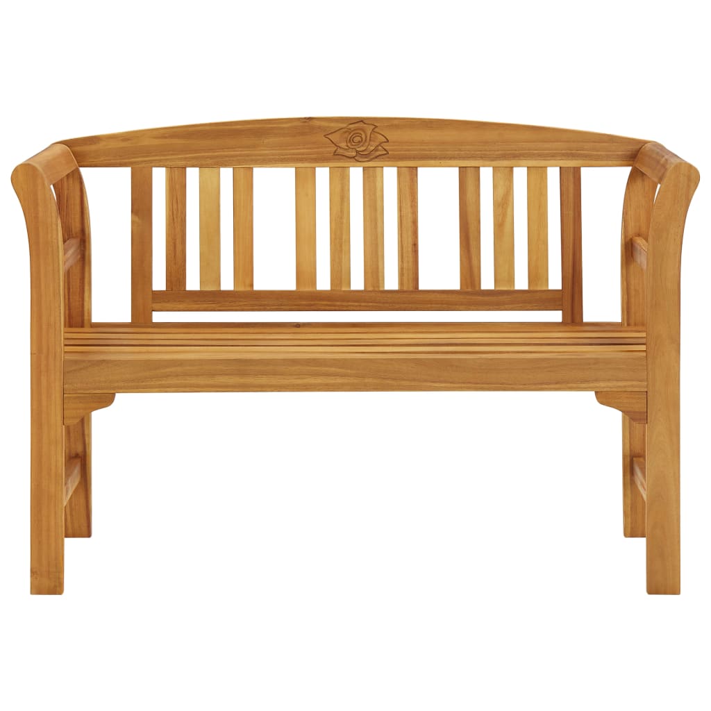 Hagebenk 114 cm heltre akasie