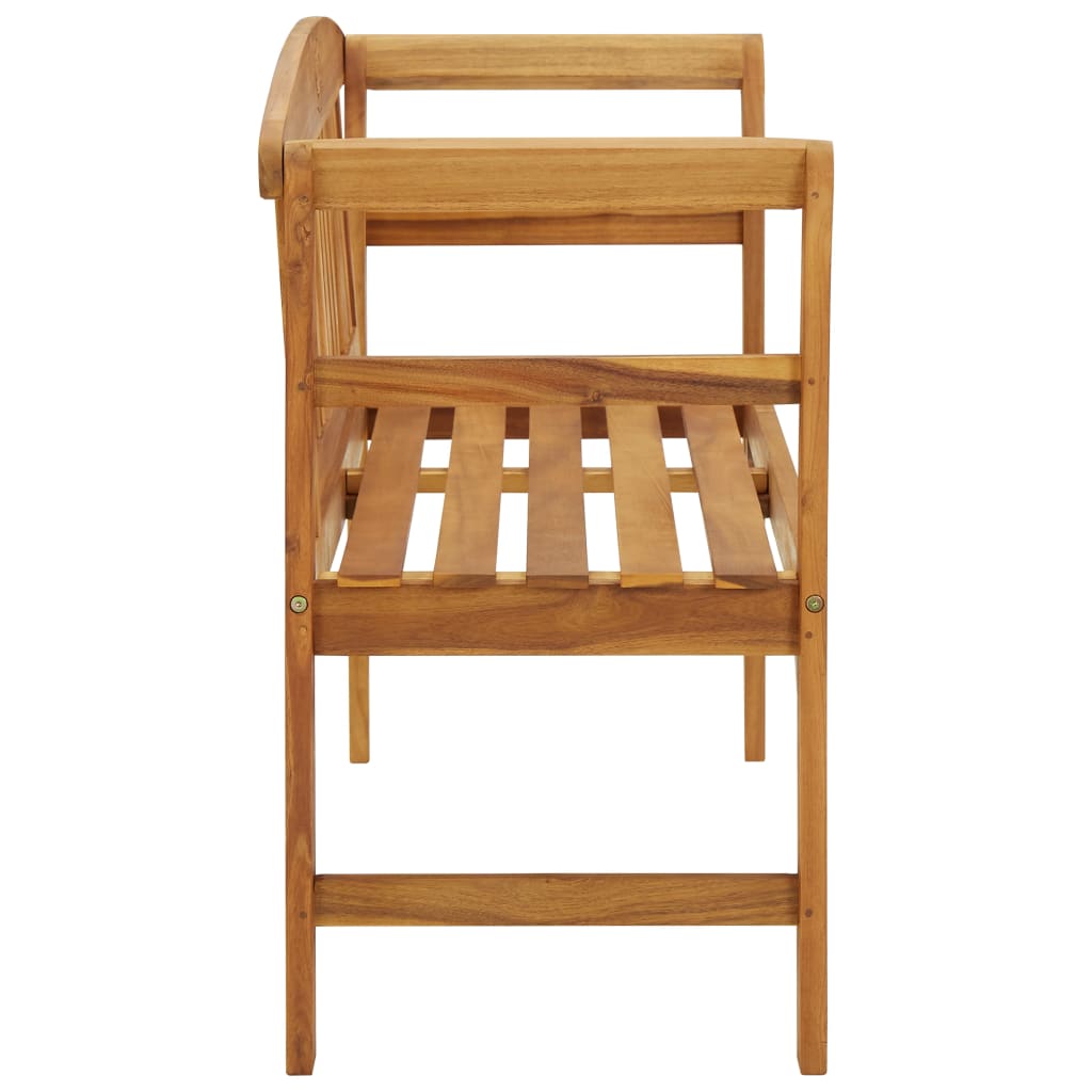 Hagebenk 114 cm heltre akasie