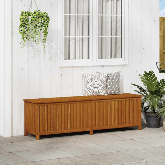 Pillow box 200x50x58 cm solid acacia wood
