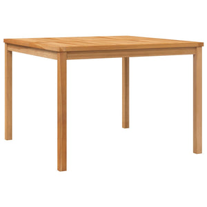Utendørs spisebord 110x110x77 cm heltre teak