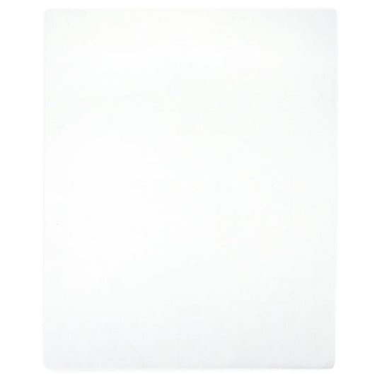 Jerseylaken 2 stk hvit 90x200 cm bomull