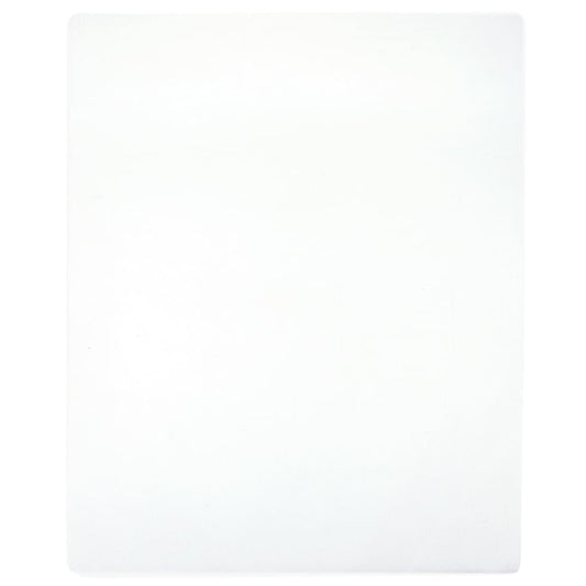 Jerseylaken 2 stk hvit 100x200 cm bomull