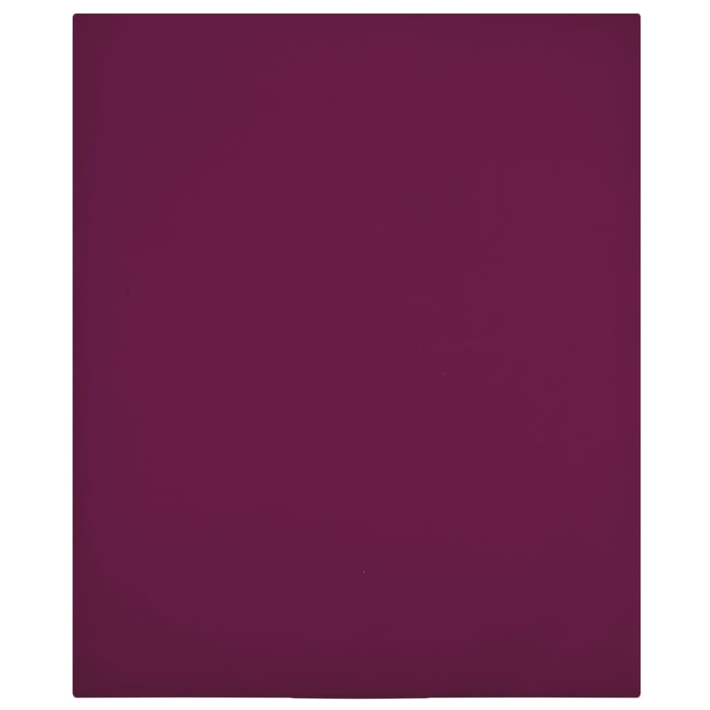 Jersey sheet burgundy 140x200 cm cotton