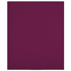 Jerseylaken 2 stk vinrød 140x200 cm bomull