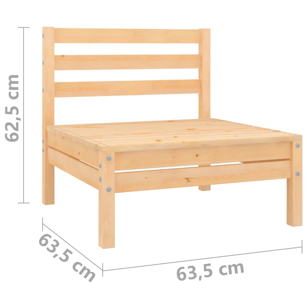 2-seters hagesofa heltre furu