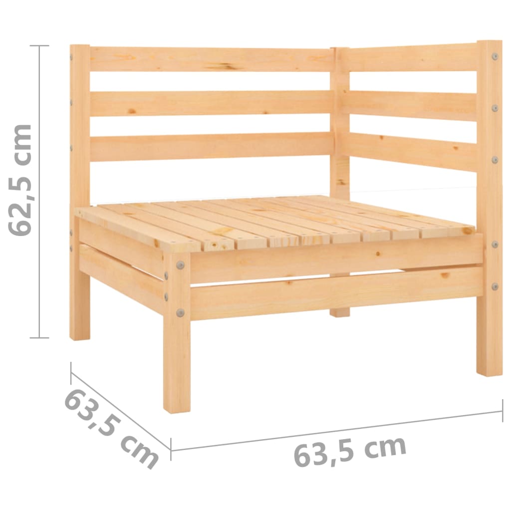 2-seters hagesofa heltre furu