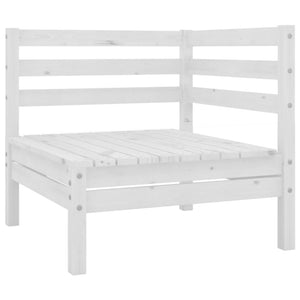 2-seters hagesofa hvit heltre furu