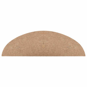 Selvklebende trappematter 15 stk 56x17x3 cm beige