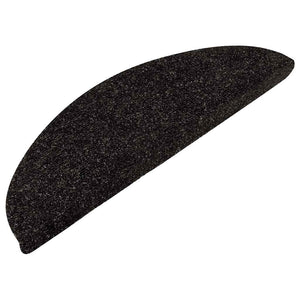Selvklebende trappematter 15 stk 56x17x3 cm antrasitt