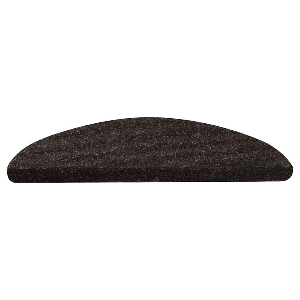 Selvklebende trappematter 15 stk 56x17x3 cm antrasitt