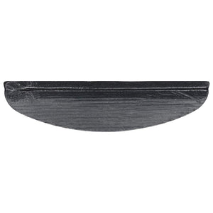 Selvklebende trappematter 15 stk 56x17x3 cm antrasitt