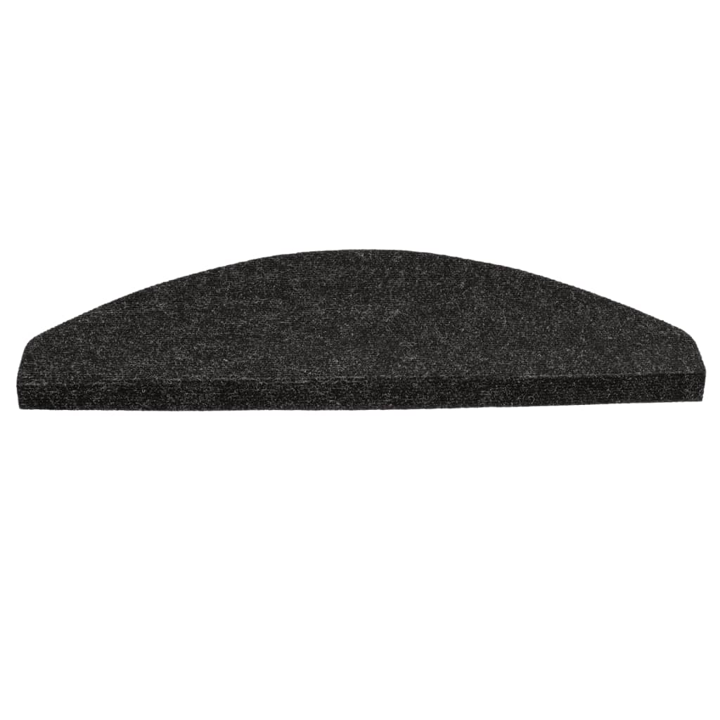 Selvklebende trappematter 15 stk 65x22,5x3,5 cm antrasitt