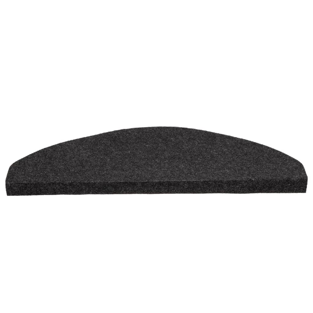 Selvklebende trappematter 15 stk 65x22,5x3,5 cm svart